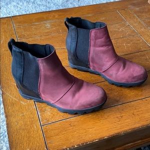 SOREL JOAN OF ARCTIC WEDGE BOOTIE